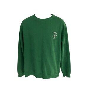 Alltimers mens M martini Vip Lounge league player green sweatshirt